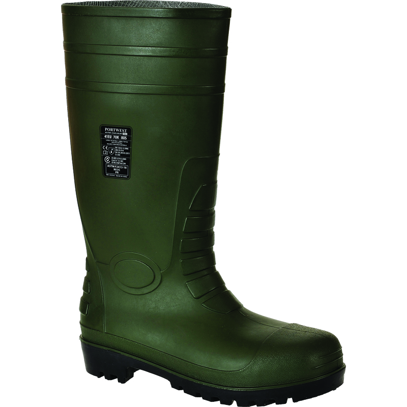 BOTTE SÉCURITÉ S5 PVC NITRILE VERTE