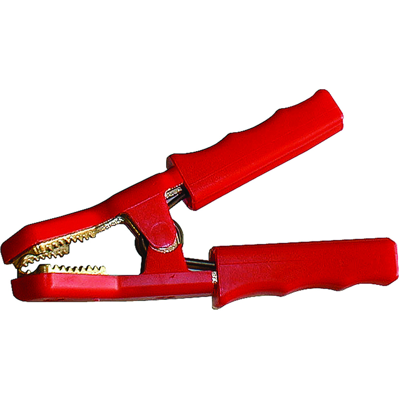 PINCE BRONZE  ISOLEE POUR CABLE DE DEMARRAGE 500A POSITF