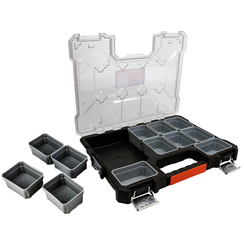 MALLETTE ORGANISEUR 12 BACS 5CM
