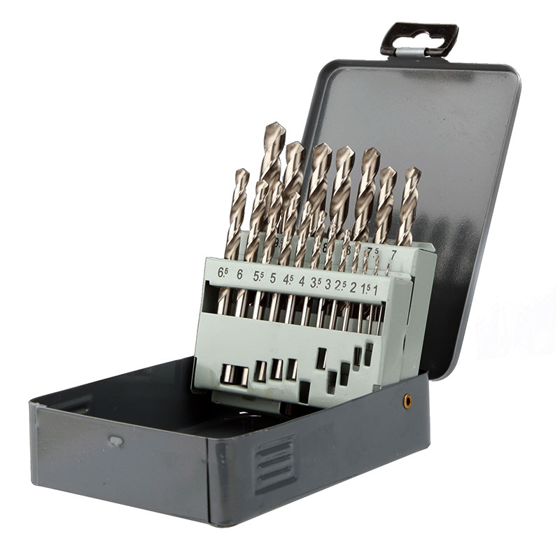 COFF MÉTAL. 19PCS HSS MEULÉ PRO 1-10 / 0,5MM