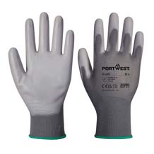 GANT ENDUIT PU -GRIS-TAILLE M