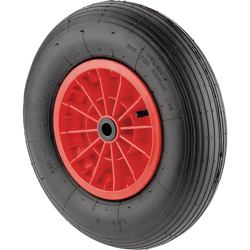 ROUE GONFLABLE 140 KG 400 MM POUR BROUETTE AXE 20MM